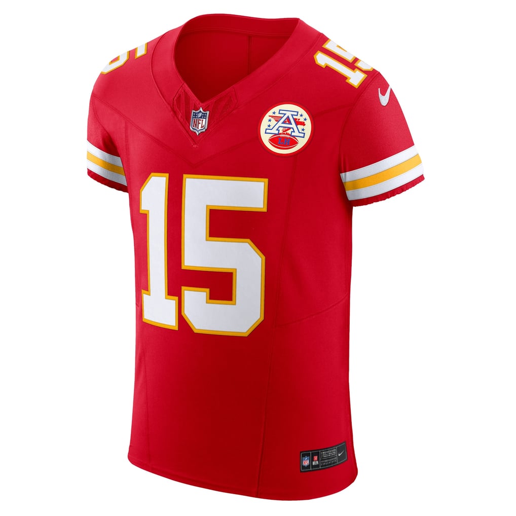 Men's Kansas City Chiefs Patrick Mahomes Red Team Vapor F.U.S.E. Elite Jersey