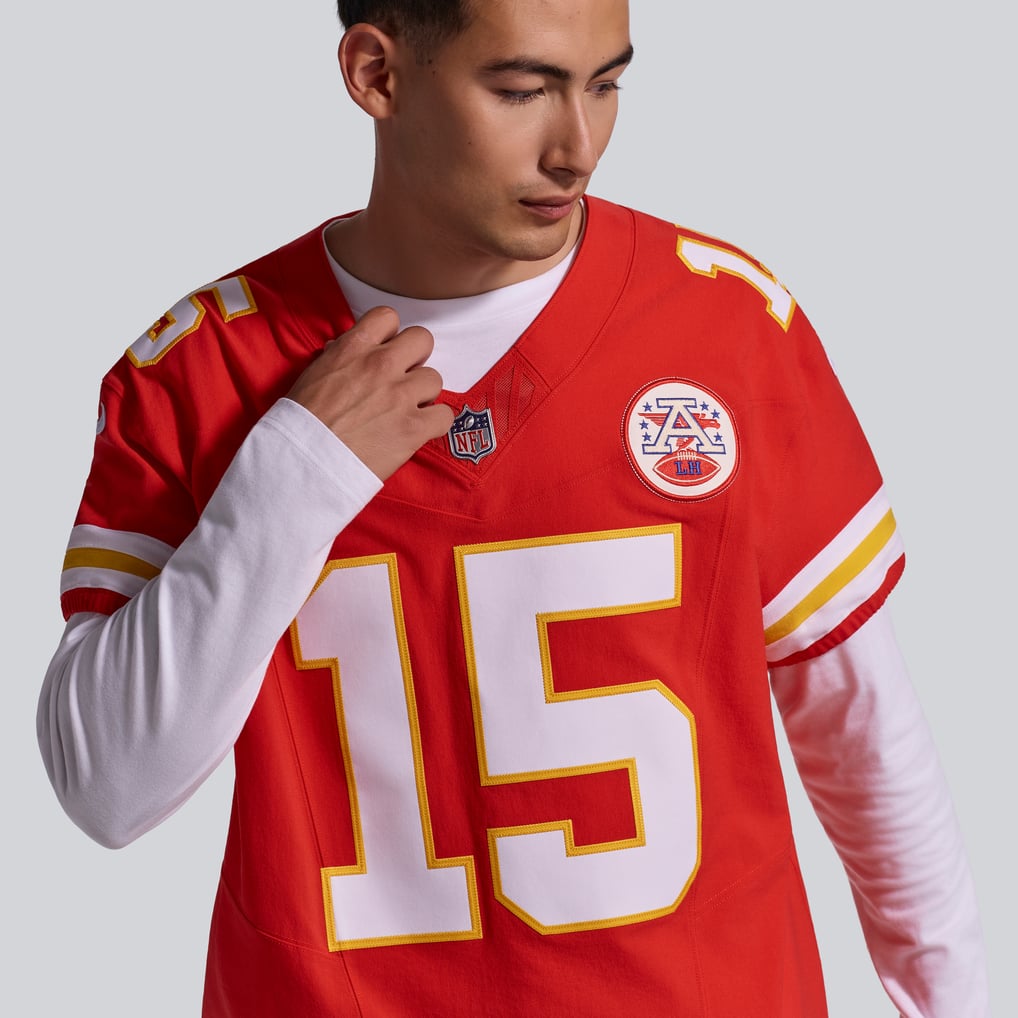 Men's Kansas City Chiefs Patrick Mahomes Red Team Vapor F.U.S.E. Elite Jersey