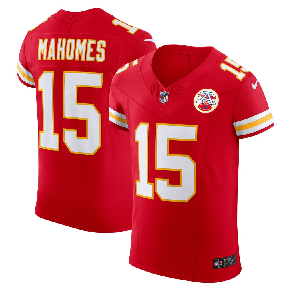 Men's Kansas City Chiefs Patrick Mahomes Red Team Vapor F.U.S.E. Elite Jersey