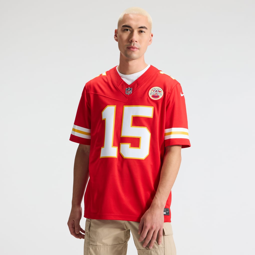 Men's Kansas City Chiefs Patrick Mahomes Red Team Vapor F.U.S.E. Stitched Limited Jersey