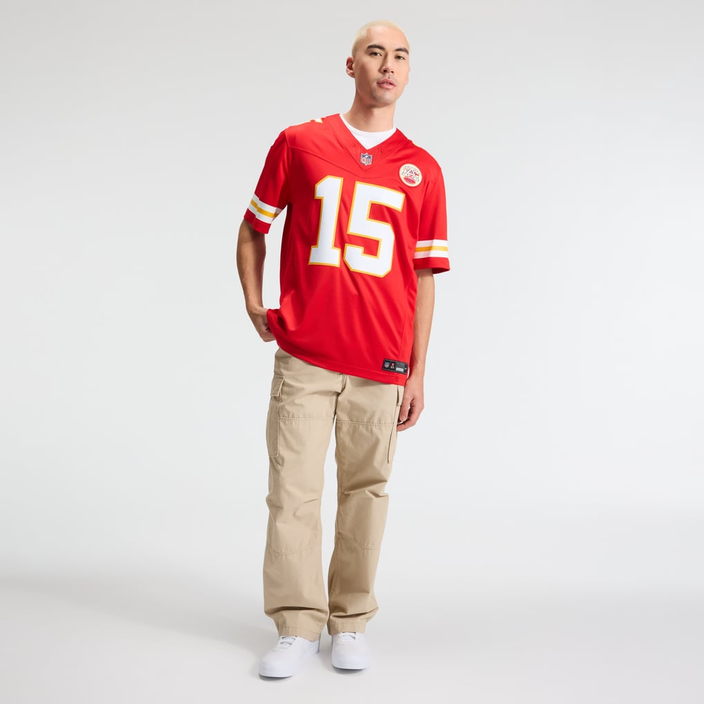 Men's Kansas City Chiefs Patrick Mahomes Red Team Vapor F.U.S.E. Stitched Limited Jersey