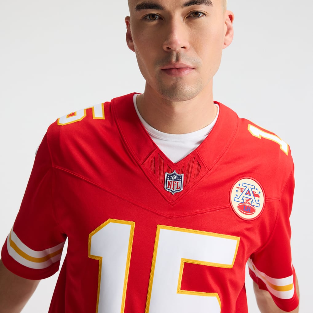 Men's Kansas City Chiefs Patrick Mahomes Red Team Vapor F.U.S.E. Stitched Limited Jersey