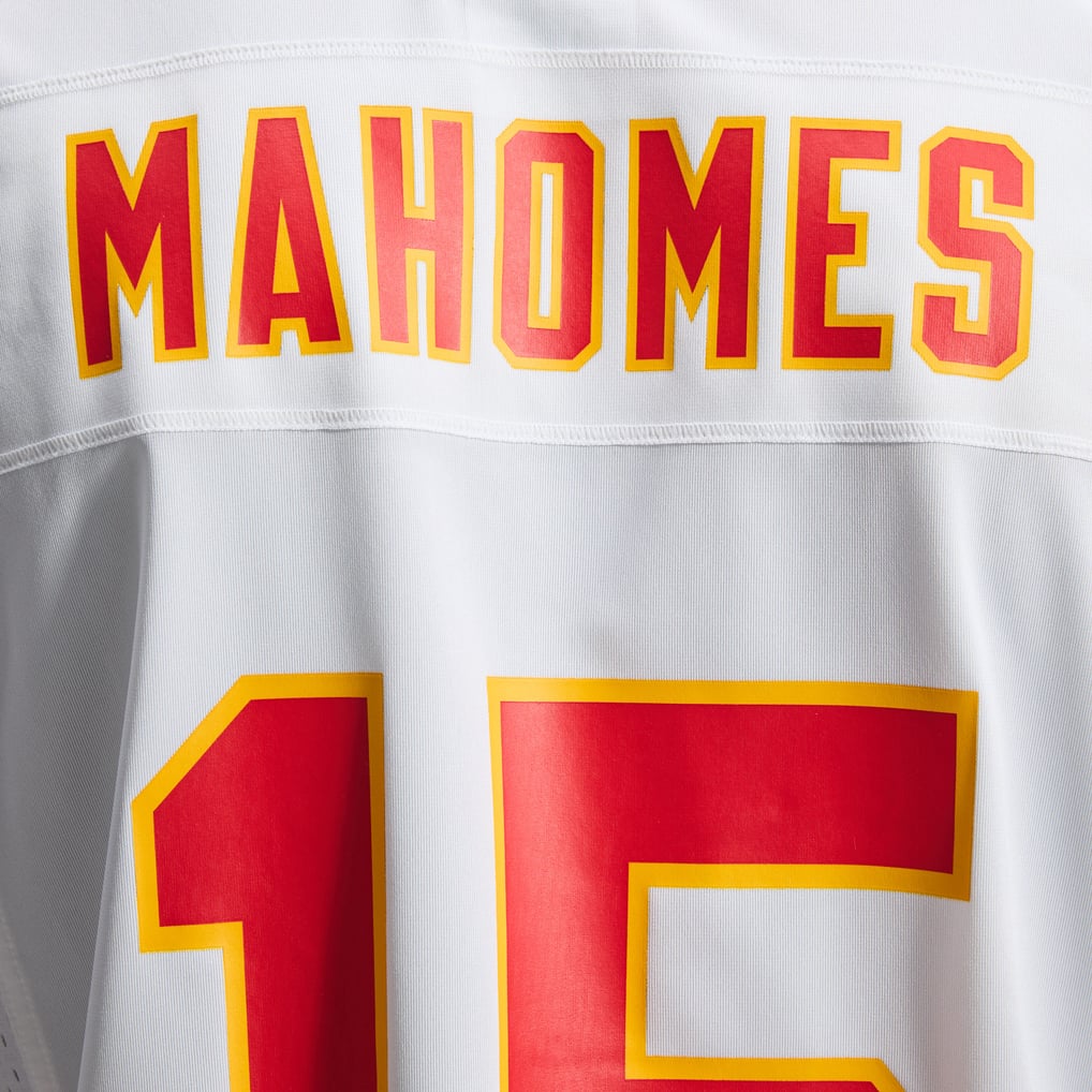 Men's Kansas City Chiefs Patrick Mahomes White Game Jersey