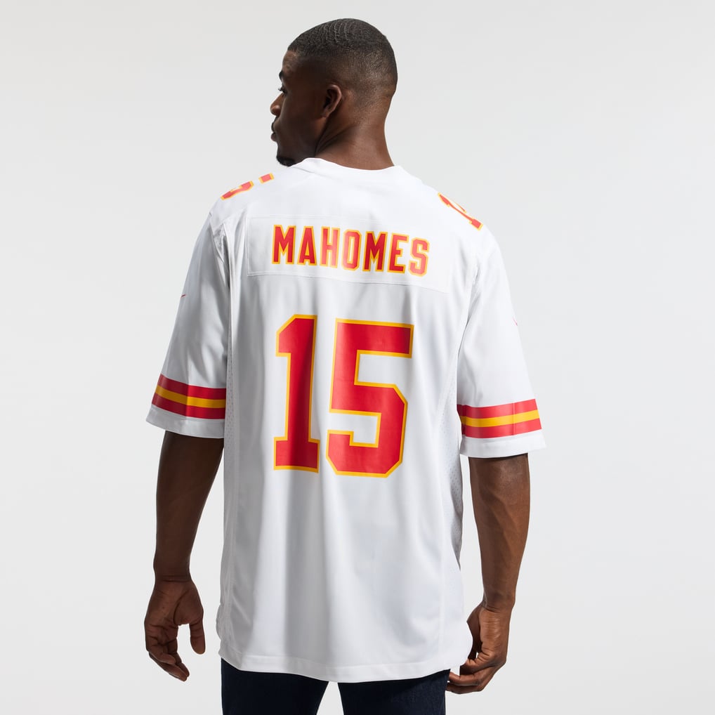 Men's Kansas City Chiefs Patrick Mahomes White Game Jersey