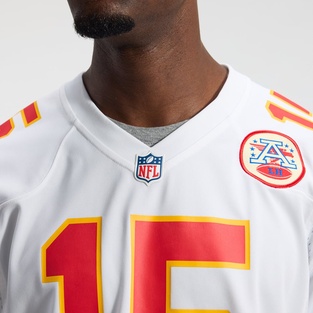 Men's Kansas City Chiefs Patrick Mahomes White Game Jersey