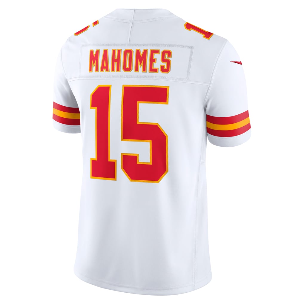 Men's Kansas City Chiefs Patrick Mahomes White Vapor F.U.S.E. Stitched Limited Jersey