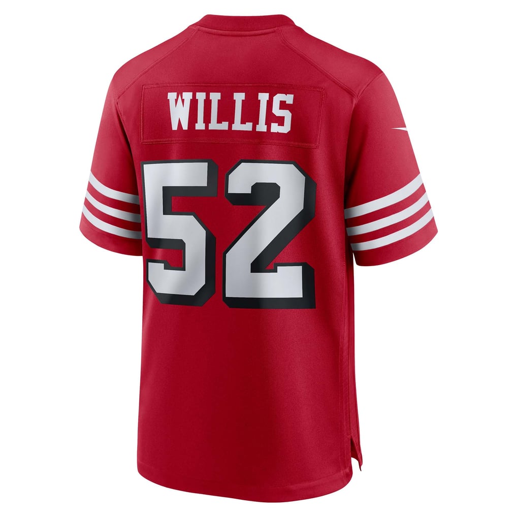 Men's San Francisco 49ers Patrick Willis Scarlet Retired Player Alternate Game Jersey