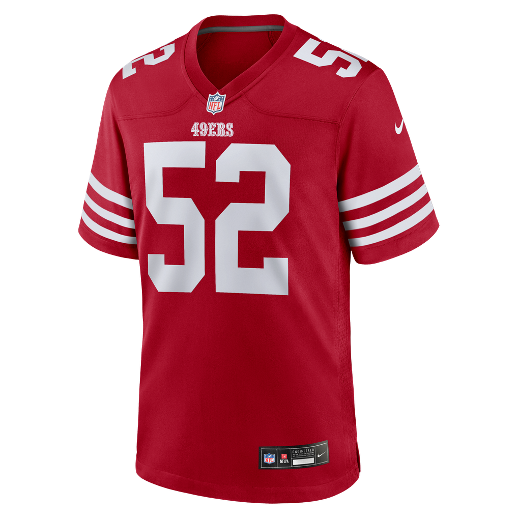 Men's San Francisco 49ers Patrick Willis Scarlet Retired Player Game Jersey