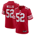 Men's San Francisco 49ers Patrick Willis Scarlet Retired Player Game Jersey