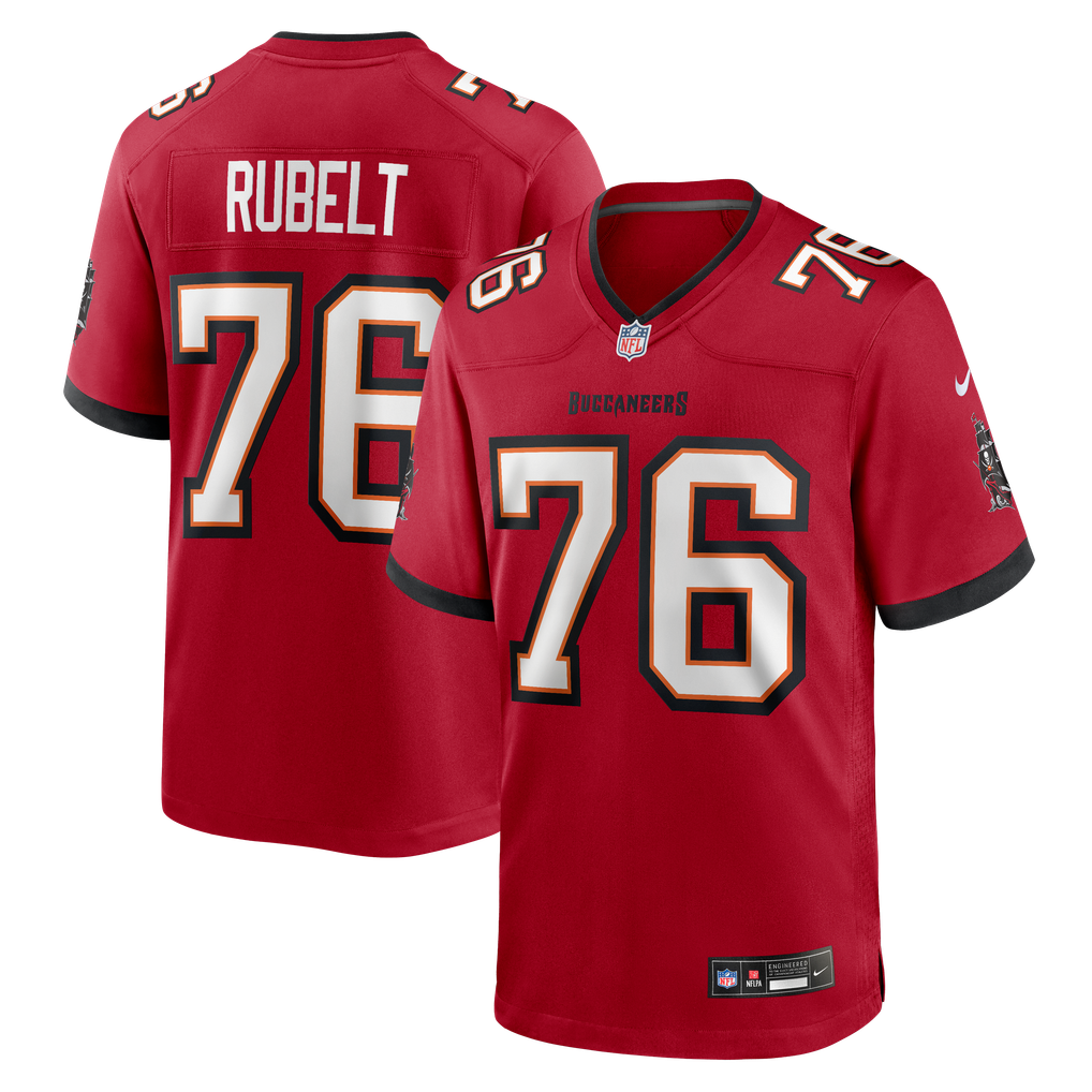 Men's Tampa Bay Buccaneers Paul Rubelt Red Team Game Jersey