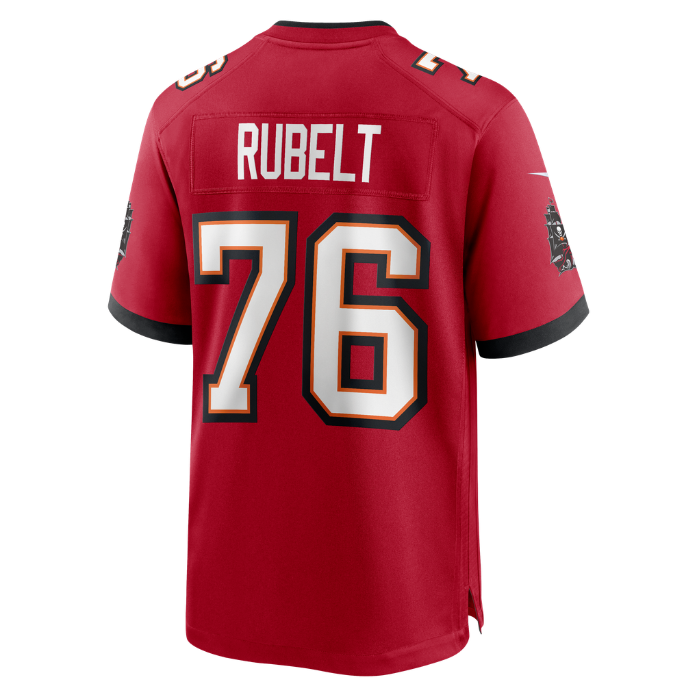 Men's Tampa Bay Buccaneers Paul Rubelt Red Team Game Jersey
