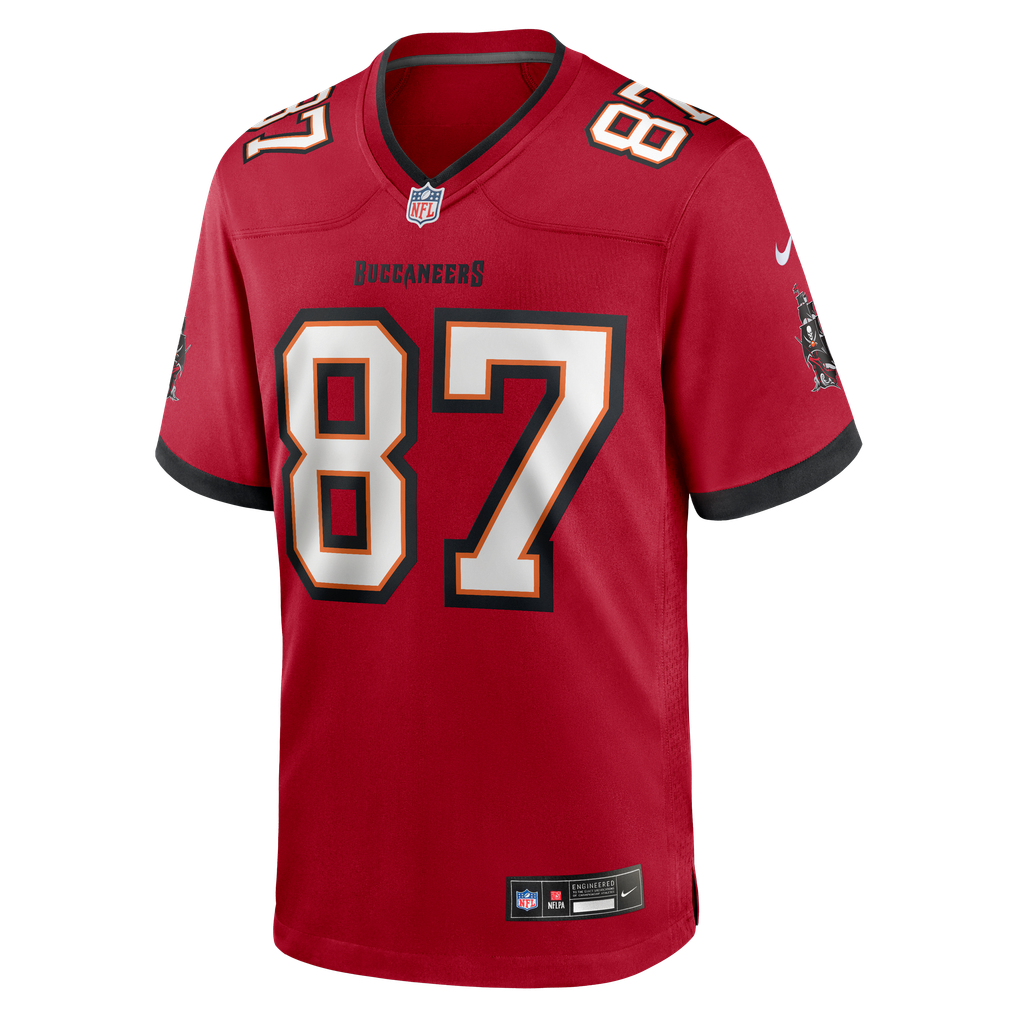 Men's Tampa Bay Buccaneers Payne Durham Red Game Jersey