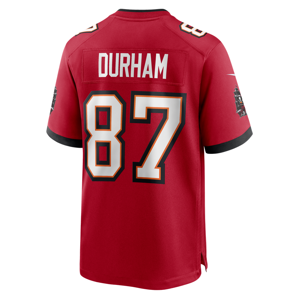 Men's Tampa Bay Buccaneers Payne Durham Red Game Jersey