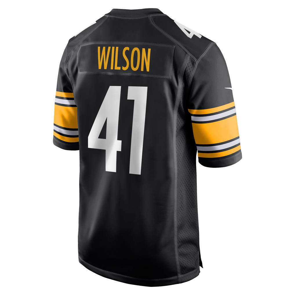 Men's Pittsburgh Steelers Payton Wilson Black Game Jersey
