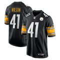 Men's Pittsburgh Steelers Payton Wilson Black Game Jersey