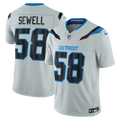 Men's Detroit Lions Penei Sewell Silver 2026 Rivalries Collection Stitched Limited Jersey