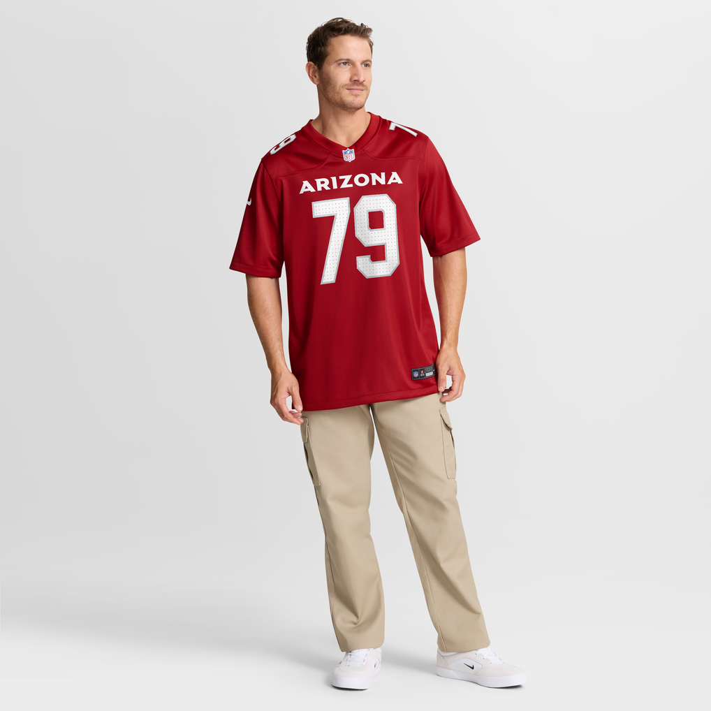 Men's Arizona Cardinals PJ Mustipher Cardinal Team Game Jersey