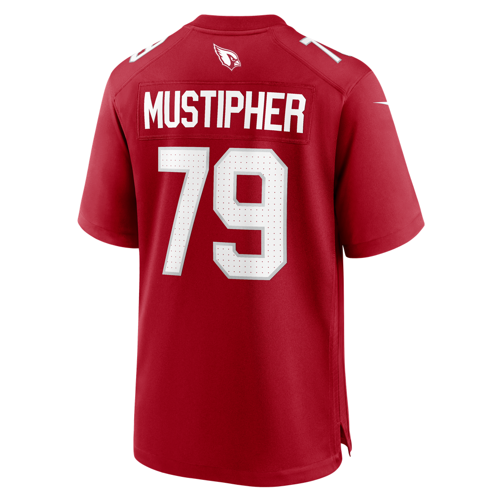 Men's Arizona Cardinals PJ Mustipher Cardinal Team Game Jersey