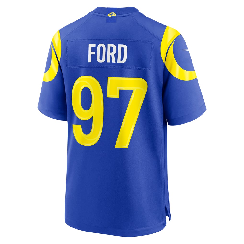 Men's Los Angeles Rams Poona Ford Royal Game Jersey