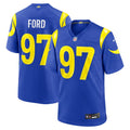 Men's Los Angeles Rams Poona Ford Royal Game Jersey