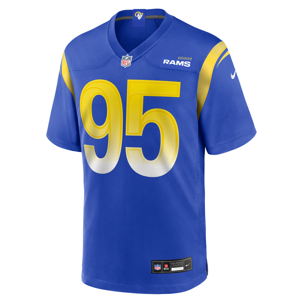 Men's Los Angeles Rams Poona Ford Royal Team Game Jersey