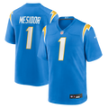 Men's Los Angeles Chargers Akheem Mesidor Powder Blue Team Game Jersey