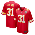 Men's Kansas City Chiefs Priest Holmes Red Game Retired Player Jersey