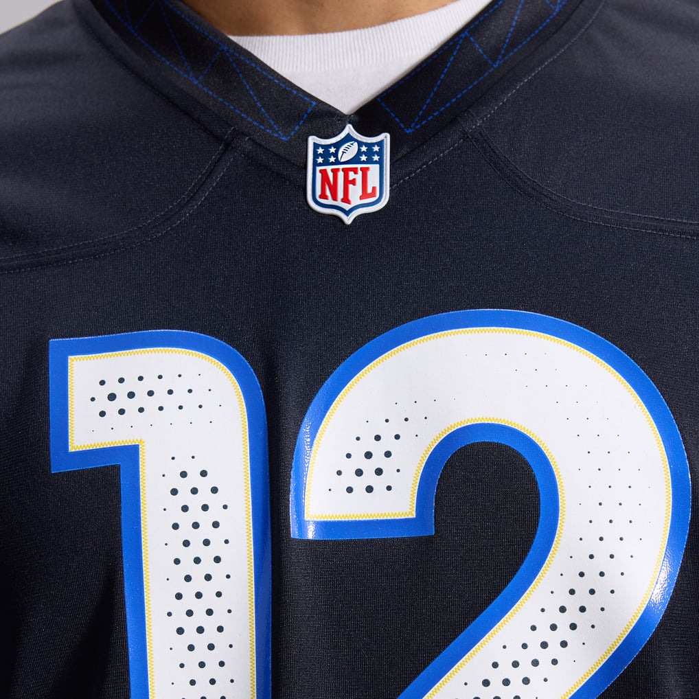 Men's Los Angeles Rams Puka Nacua Dark Blue Rivalries Collection Game Jersey
