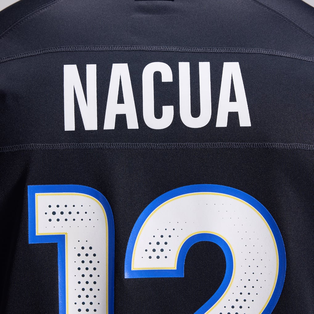 Men's Los Angeles Rams Puka Nacua Dark Blue Rivalries Collection Game Jersey