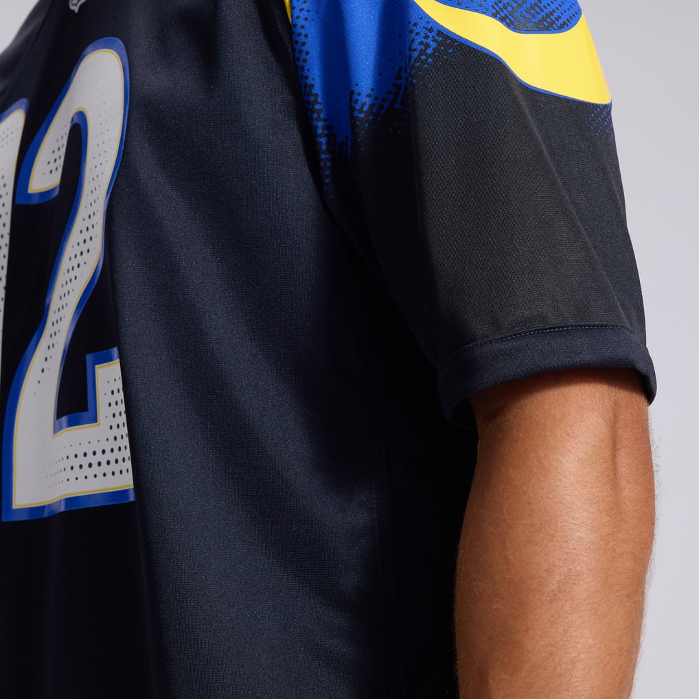Men's Los Angeles Rams Puka Nacua Dark Blue Rivalries Collection Game Jersey