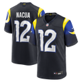 Men's Los Angeles Rams Puka Nacua Dark Blue Rivalries Collection Game Jersey