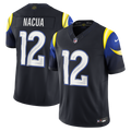 Men's Los Angeles Rams Puka Nacua Dark Blue Rivalries Collection Stitched Limited Jersey