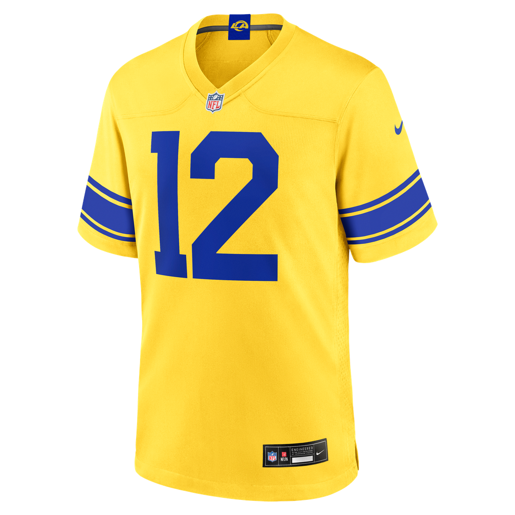 Men's Los Angeles Rams Puka Nacua Classic Sol Game Jersey