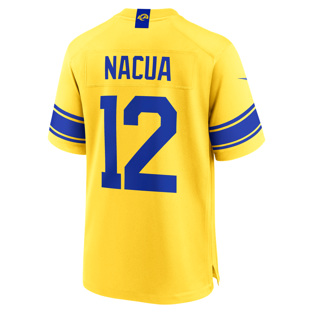 Men's Los Angeles Rams Puka Nacua Classic Sol Game Jersey