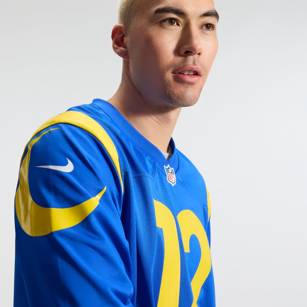 Men's Los Angeles Rams Puka Nacua Royal Team Game Player Jersey