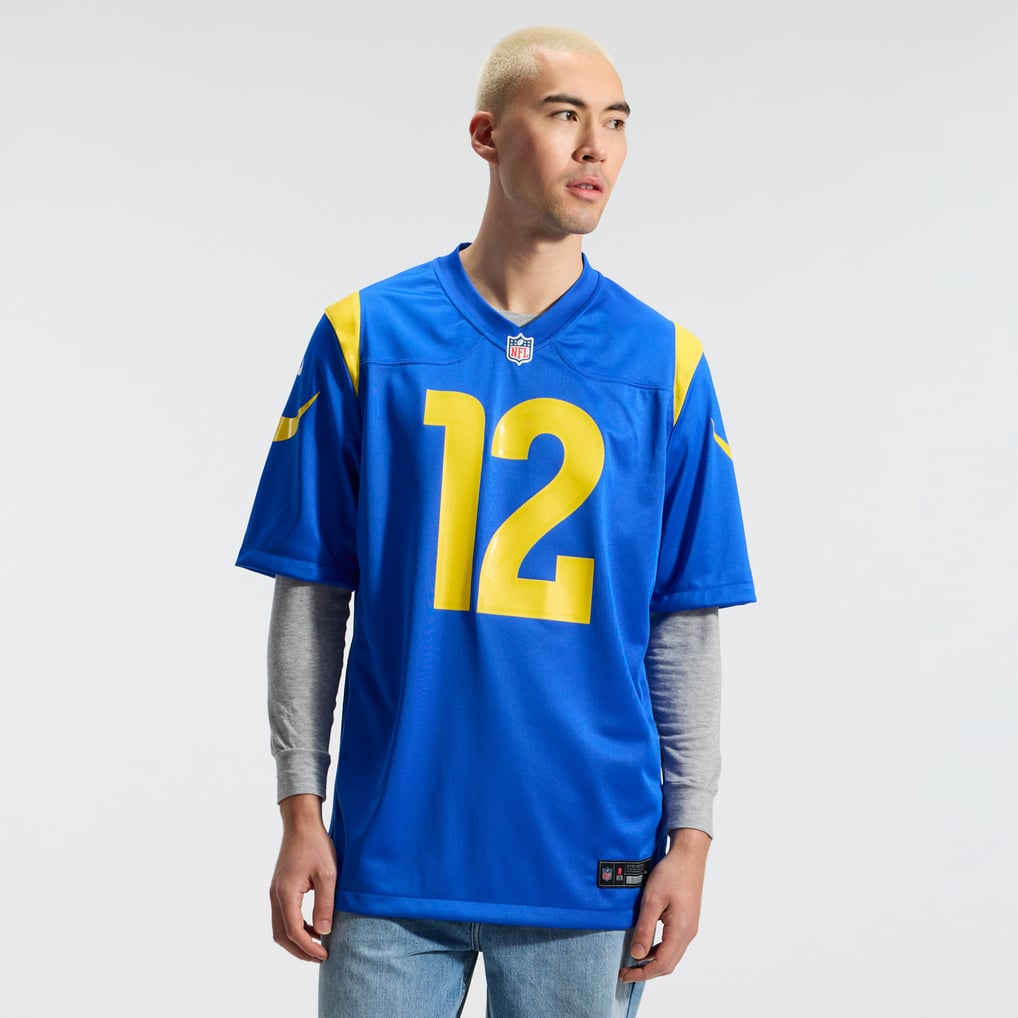 Men's Los Angeles Rams Puka Nacua Royal Team Game Player Jersey