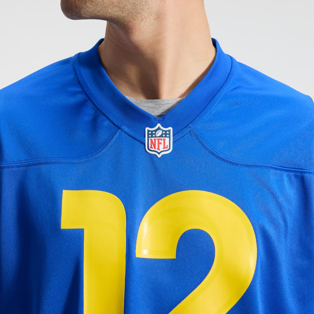 Men's Los Angeles Rams Puka Nacua Royal Team Game Player Jersey