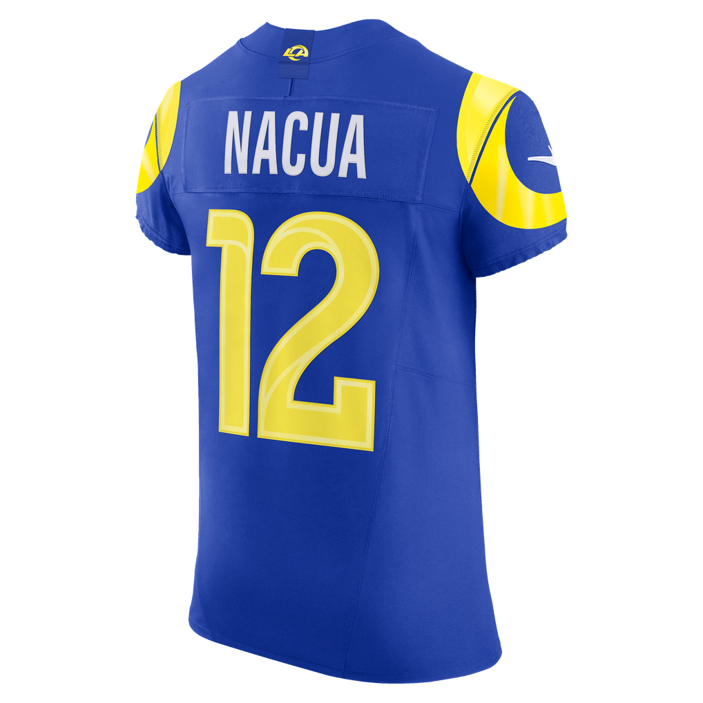 Men's Los Angeles Rams Puka Nacua Royal Team Vapor F.U.S.E. Elite Jersey