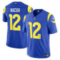 Men's Los Angeles Rams Puka Nacua Royal Team Vapor F.U.S.E. Stitched Limited Jersey