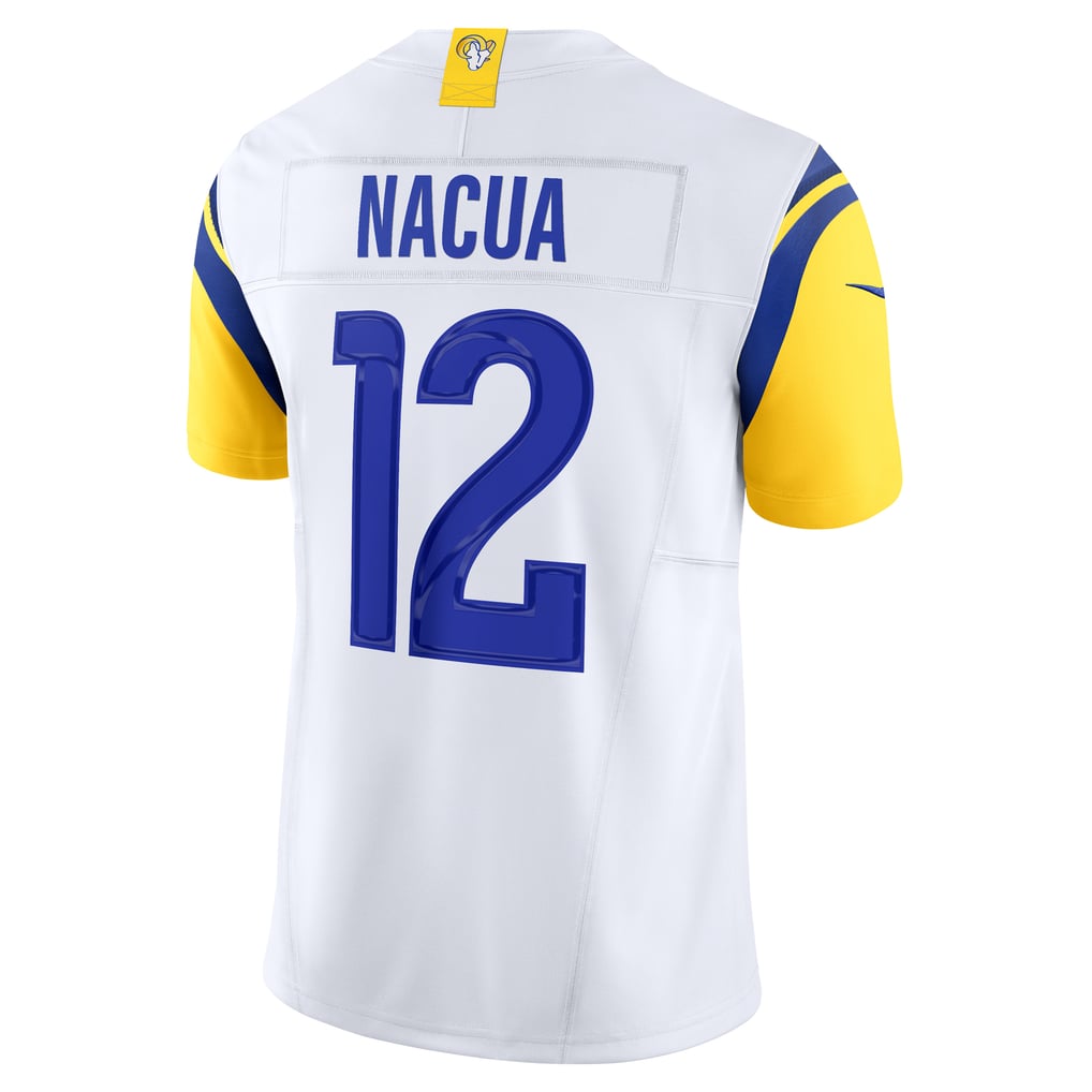 Men's Los Angeles Rams Puka Nacua White Vapor F.U.S.E. Limited Player Jersey