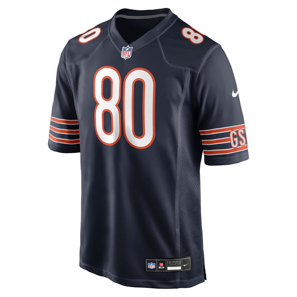 Men's Chicago Bears Qadir Ismail Navy Team Game Jersey