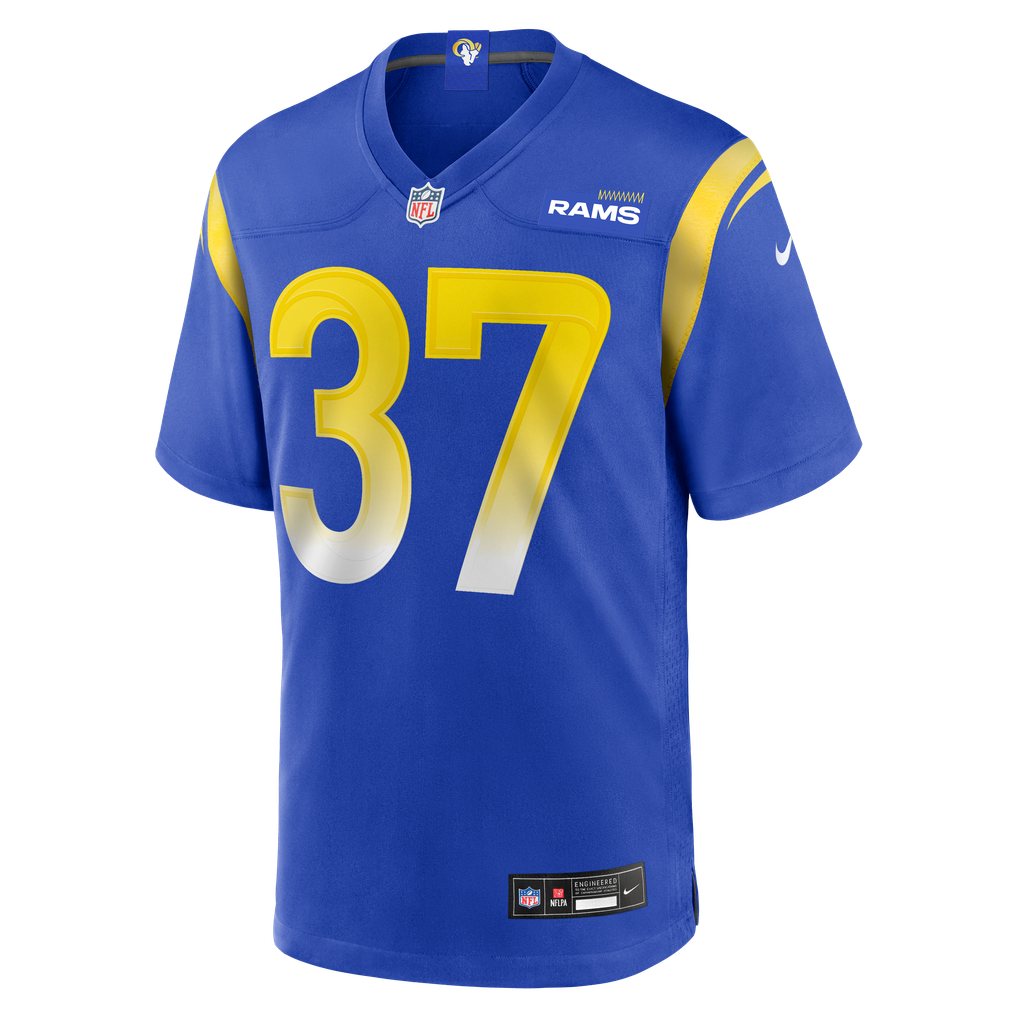 Men's Los Angeles Rams Quentin Lake Royal Game Player Jersey