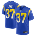 Men's Los Angeles Rams Quentin Lake Royal Game Player Jersey