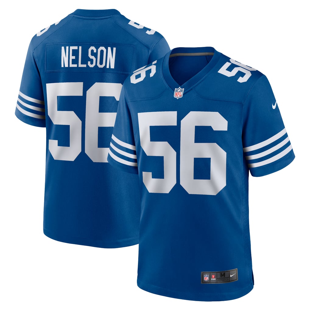 Men's Indianapolis Colts Quenton Nelson Royal Alternate Game Jersey