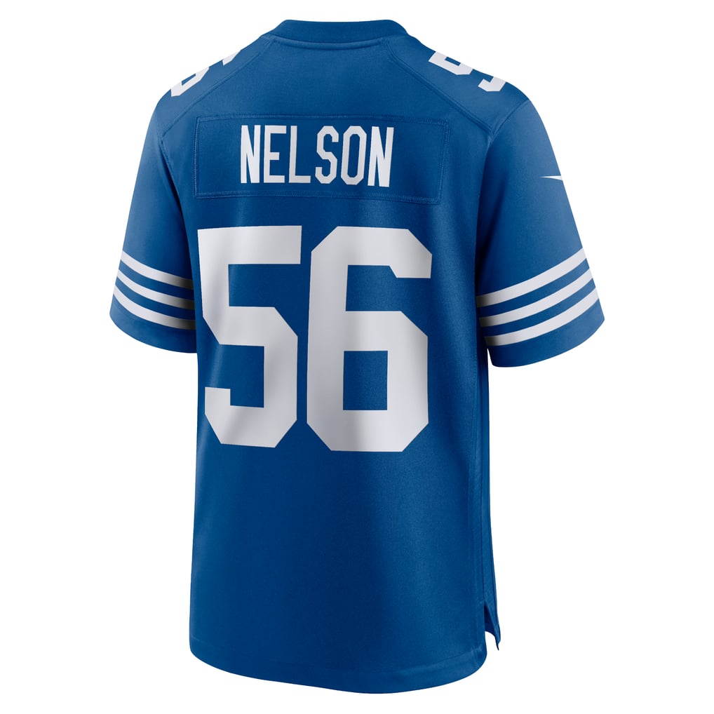 Men's Indianapolis Colts Quenton Nelson Royal Alternate Game Jersey