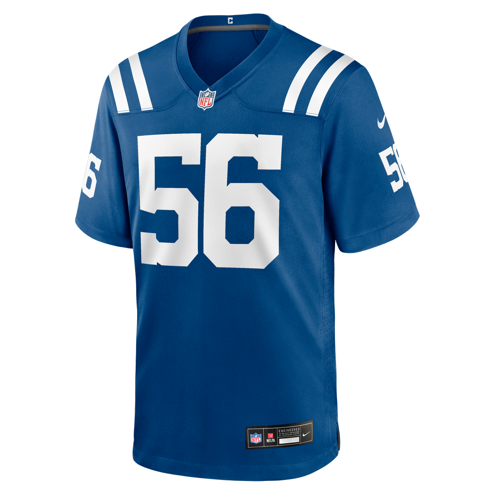 Men's Indianapolis Colts Quenton Nelson Royal Game Player Jersey