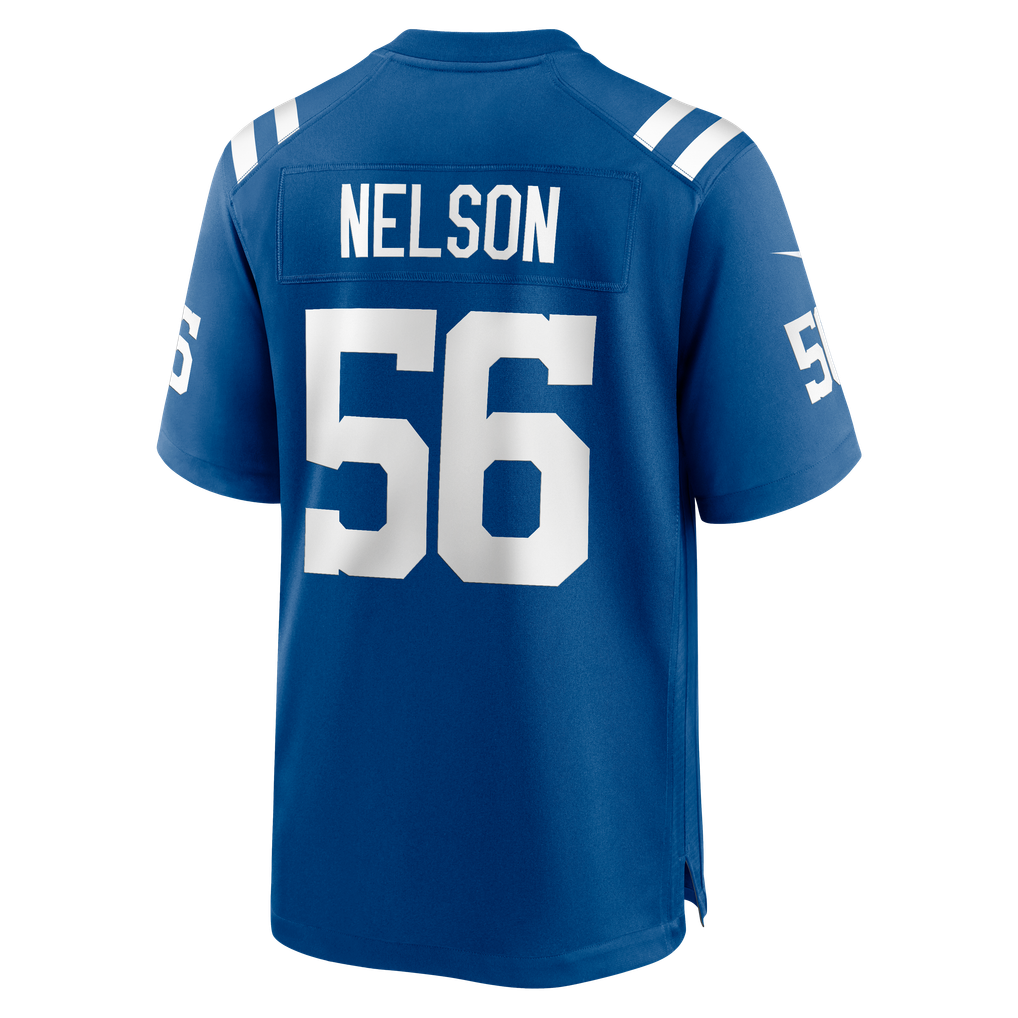 Men's Indianapolis Colts Quenton Nelson Royal Game Player Jersey