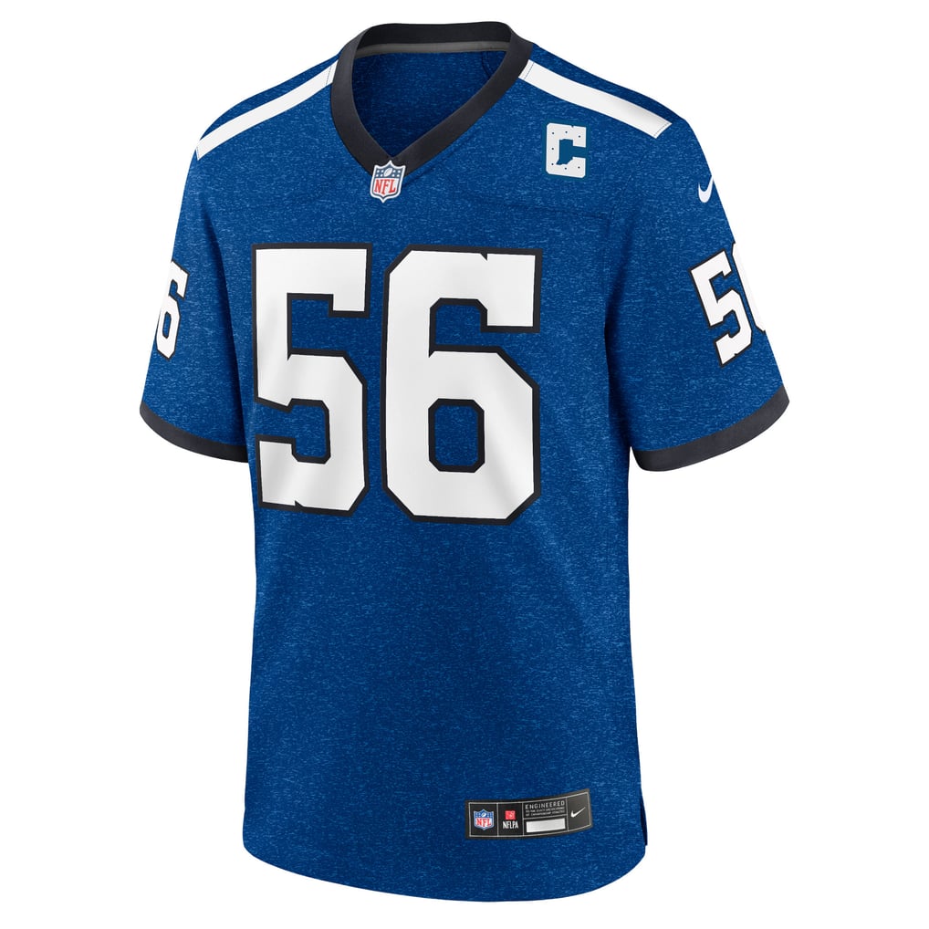 Men's Indianapolis Colts Quenton Nelson Royal Indiana Nights Alternate Game Jersey