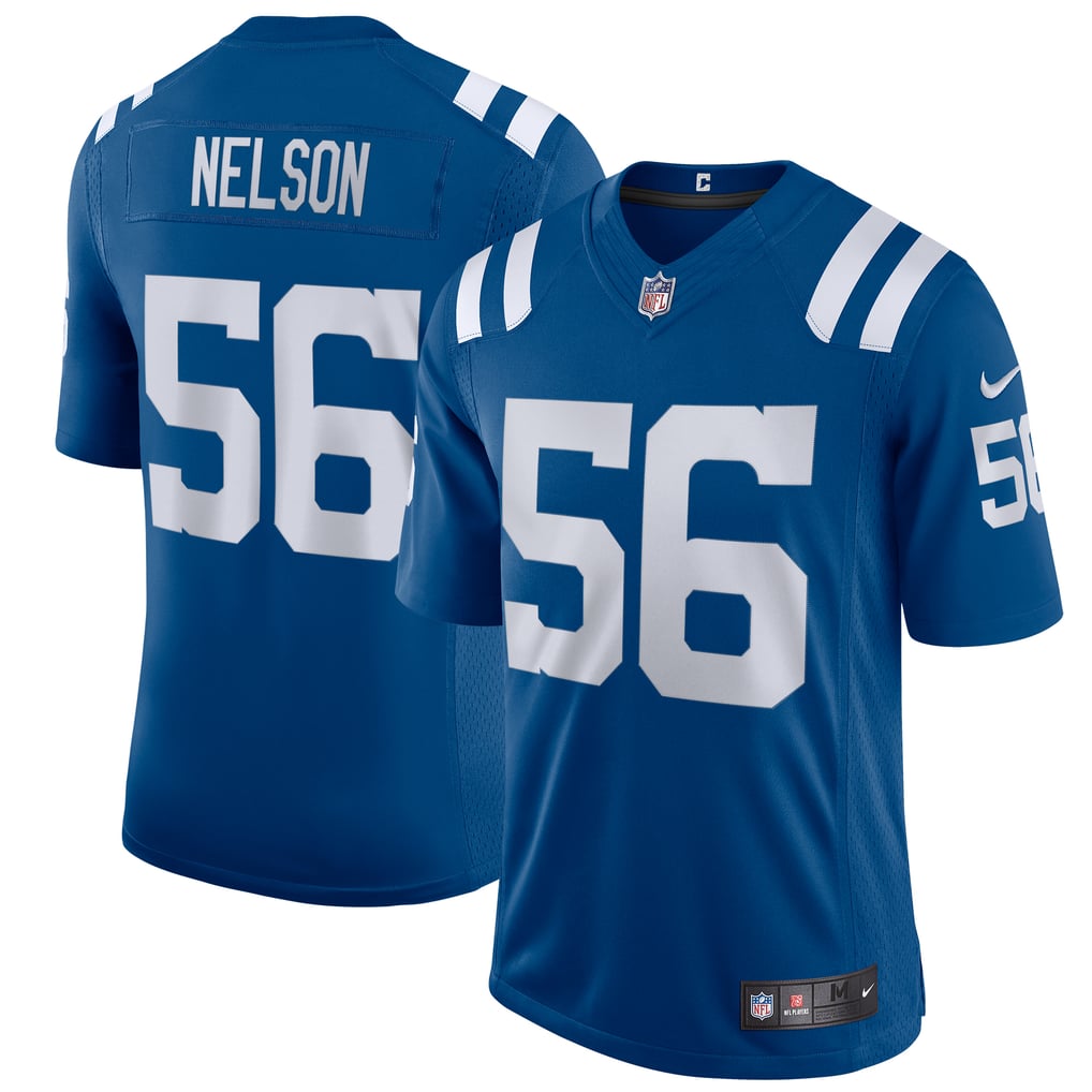 Men's Indianapolis Colts Quenton Nelson Royal Vapor Limited Jersey
