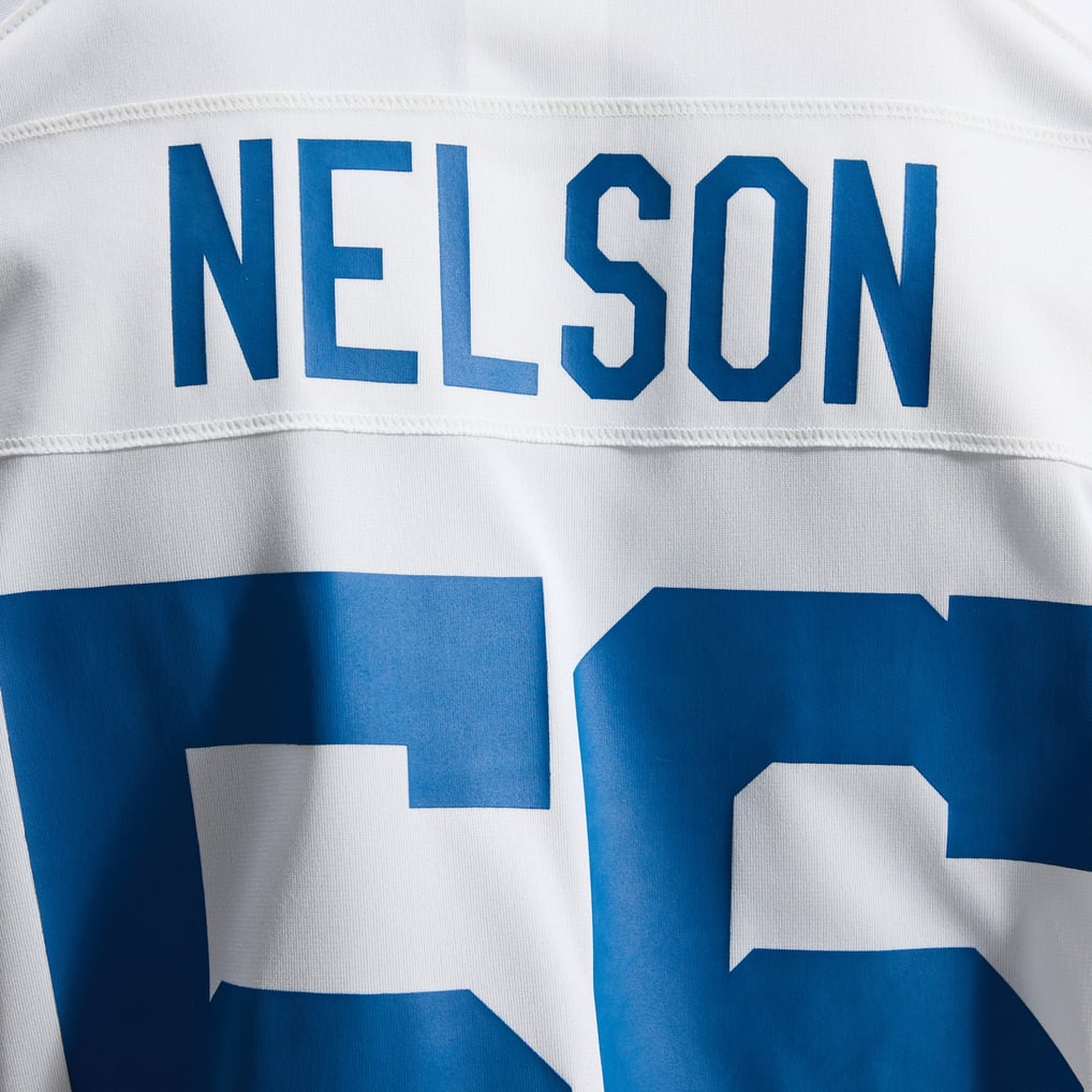 Men's Indianapolis Colts Quenton Nelson White Game Player Jersey